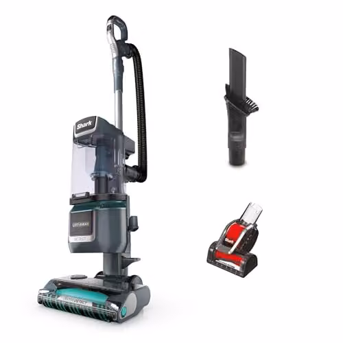 Shark Detect XL Corded Upright Vacuum Cleaner with DuoClean Detect and Anti-Tangle Roller, Petrol and Silver