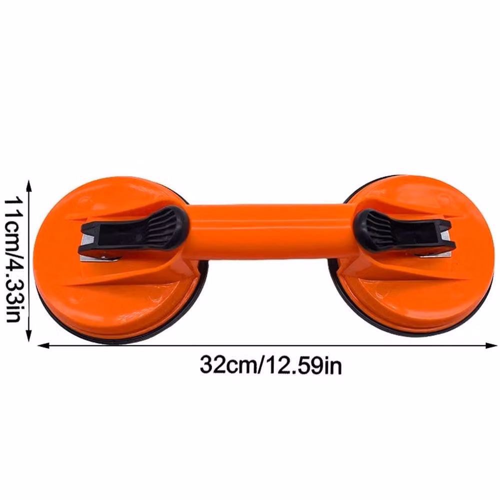 NESTLUNE Pack of 2 Dual Suction Cup Pad Lifters in Orange – 2