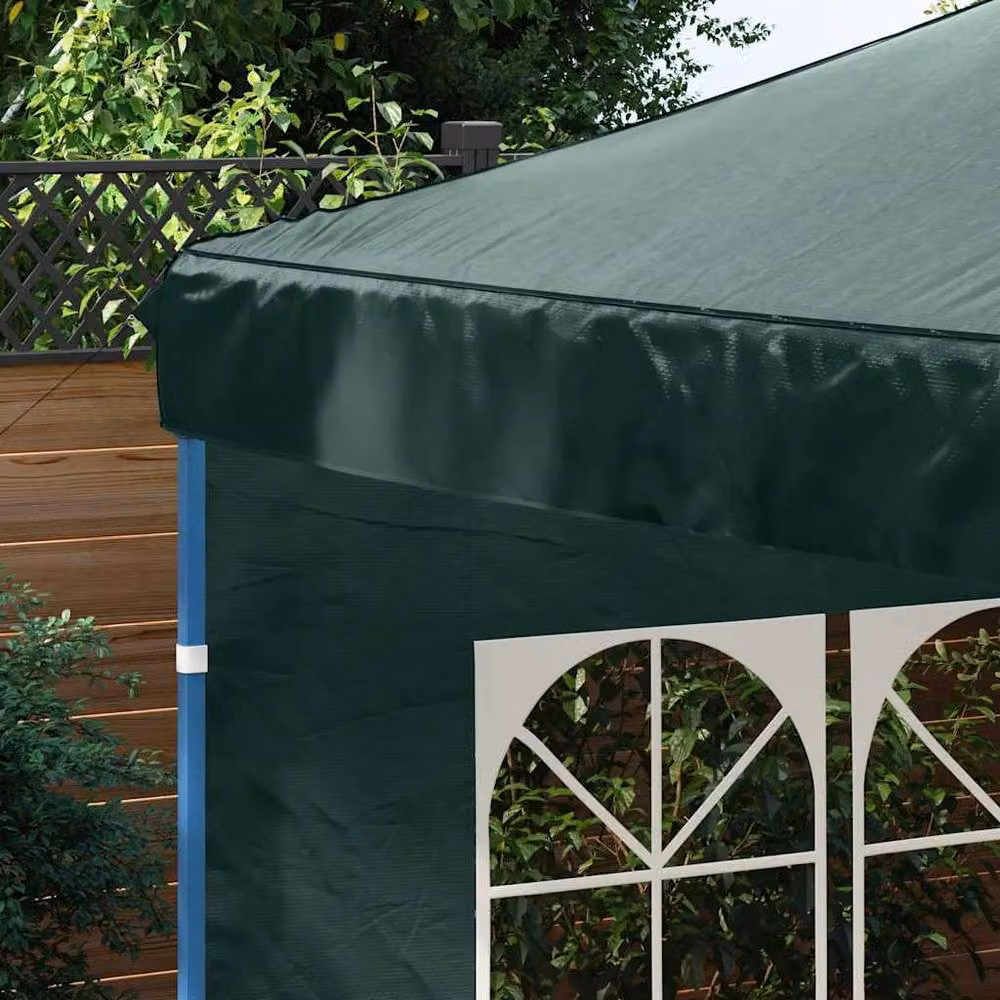 Berkfield Home Party Tent Sidewalls with Window, 2 Pieces, PE Green – 2