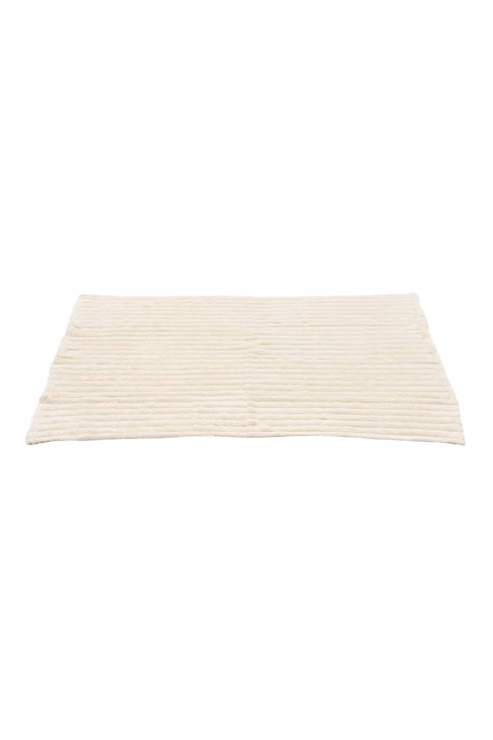 Living and Home Reversible Fluffy Striped Throw Blanket in Beige – 3
