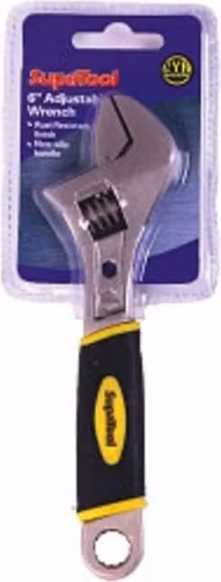SupaTool Adjustable Wrench with Power Grip in Silver – 1