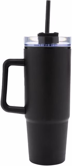 XD Design Tana Handle Plastic Tumbler, Black, 900 ml – 1