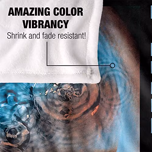 LOGOVISION Pink Floyd Meddle Super Soft Fleece Throw Blanket, Multicolour, W/D: 152 x 127 cm – 3