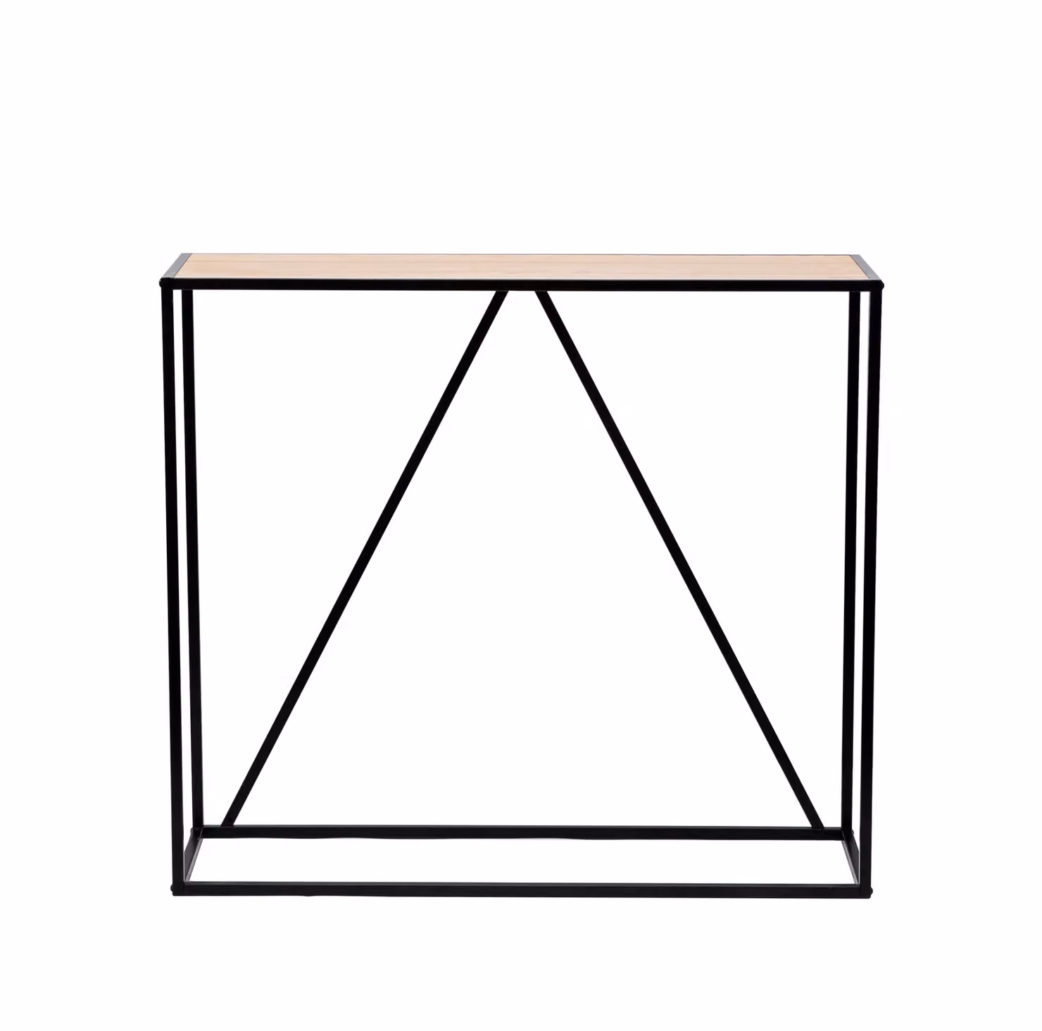 Nordlys Modern Industrial Design Console Table in Brown Metal – 3