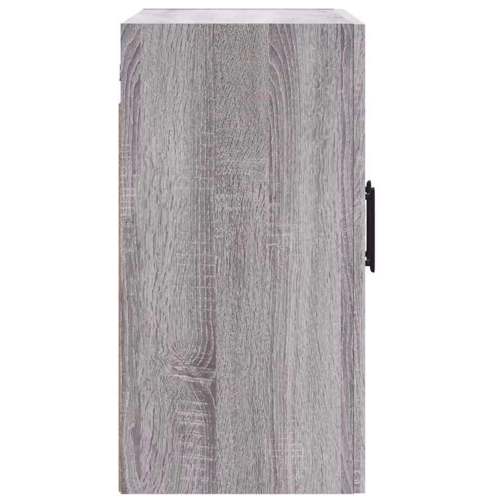 Berkfield Home Grey Sonoma Wall Mounted Cabinet with Hinged Doors and Internal Shelves, W: 60 cm, D: 31 cm, H: 60 cm – 4