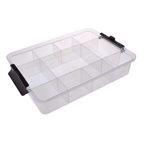 Farberware Build-A-Board Snacklebox Serving Tray with 11 Compartments and Plastic Cutting Board Lid, White