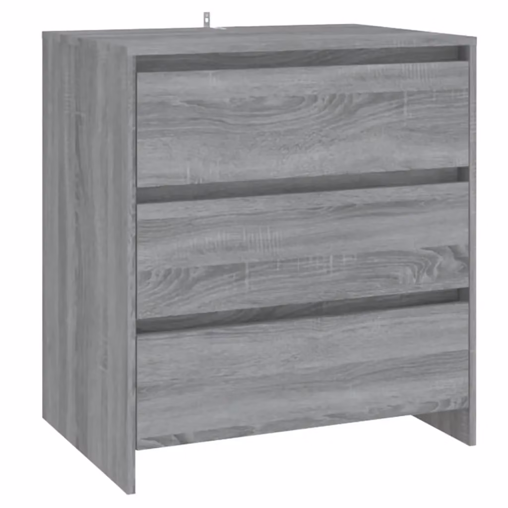 Berkfield Home Grey Sonoma Sideboard in Engineered Wood, W: 70 cm, D: 41 cm, H: 75 cm – 2