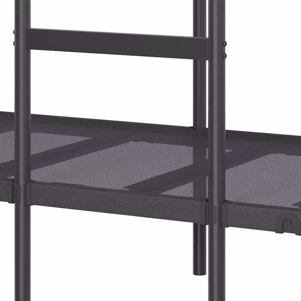 Berkfield Home Metal Bunk Bed in Black, W/D/H: 80 x 200 cm – 5