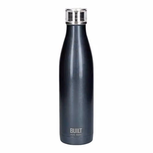 BUILT New York Vacuum Insulated Stainless Steel Leakproof Water Bottle, 740 ml, Anthracite – 1