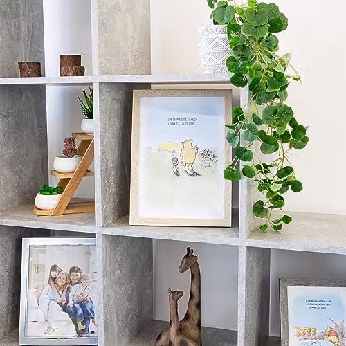 Happy Homewares Modern Rectangular A4 Certificate Frame for Wall Hanging or Tabletop in Black or Brown, W/H: 21 x 30 cm – 3