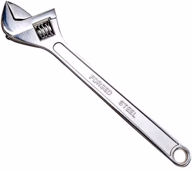 Havendro 600mm Adjustable Spanner with 63mm Jaw Opening in Silver