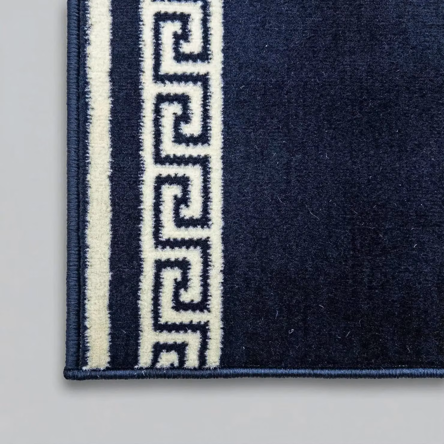 runrug Soft and Durable Stair Runner Carpet in Blue, W: 80 cm, L: 690 cm – 6