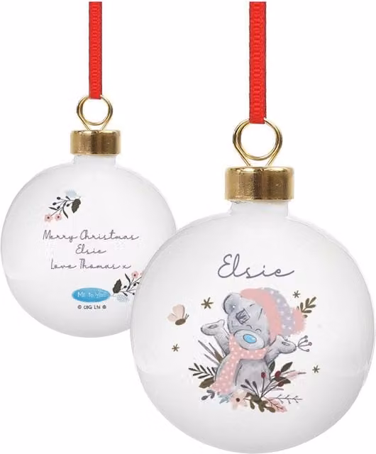 Personalised Memento Company Pawsome Photo Upload Christmas Bauble in White