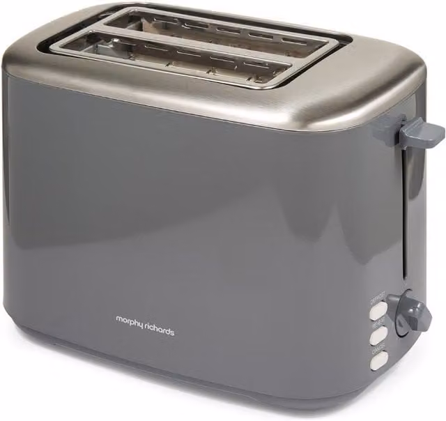 Morphy Richards Equip 2-Slice Toaster in Grey and Silver