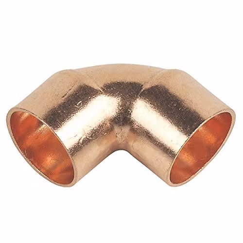 LP Supplies 22mm Copper End Feed Elbow
