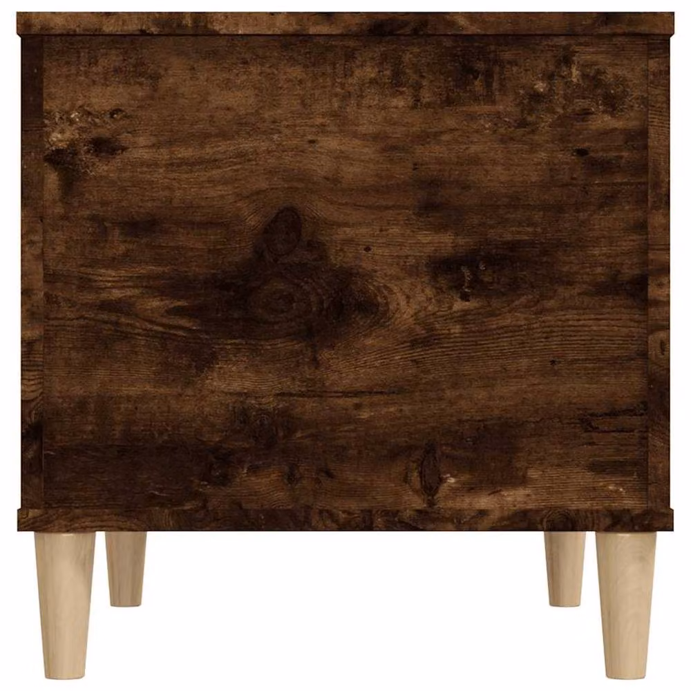Berkfield Home Smoked Oak Coffee Table in Brown, W: 60 cm, D: 44.5 cm, H: 45 cm – 5