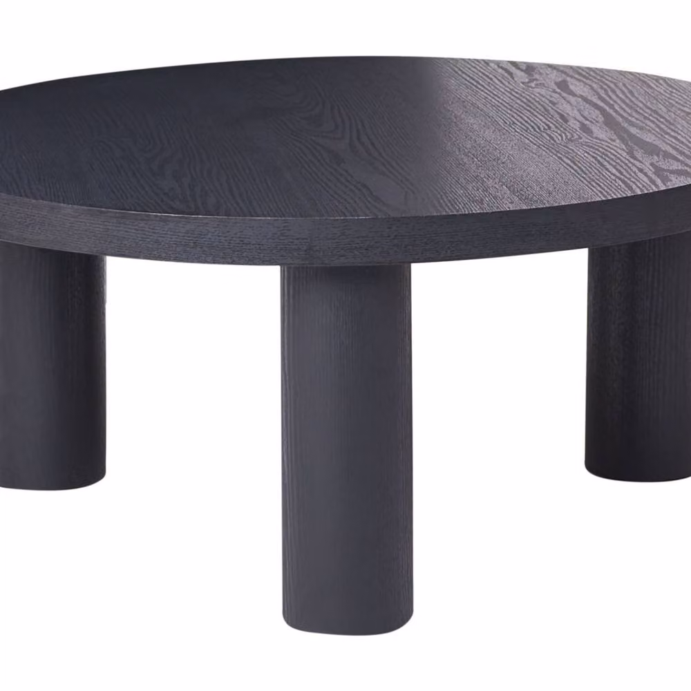 Wyld and Coco Black Round Coffee Table – 2