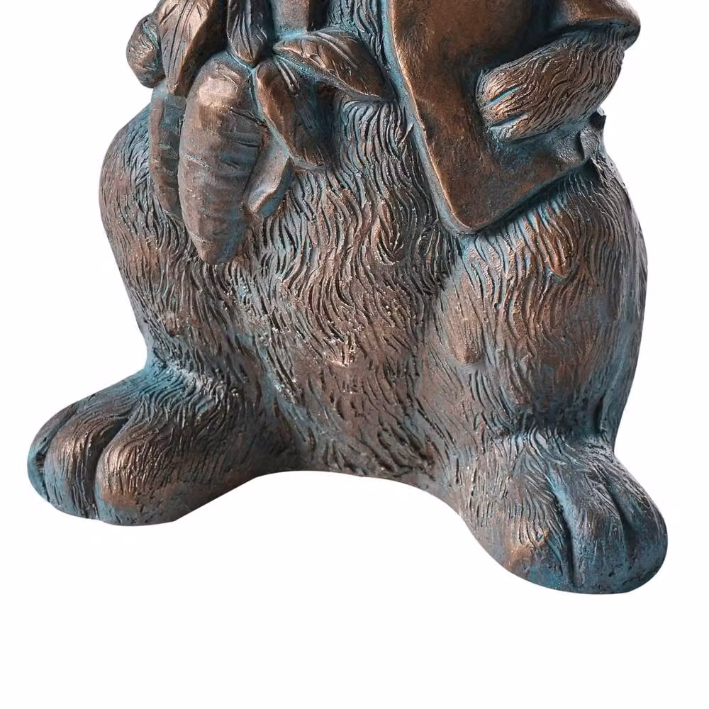 Wyld and Coco Brown Ceramic Garden Rabbit Figurine, Height: 37 cm – 4