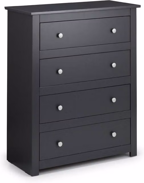 Cheshire Premium Hawthorne 4 Drawer Chest in Anthracite Grey – 1