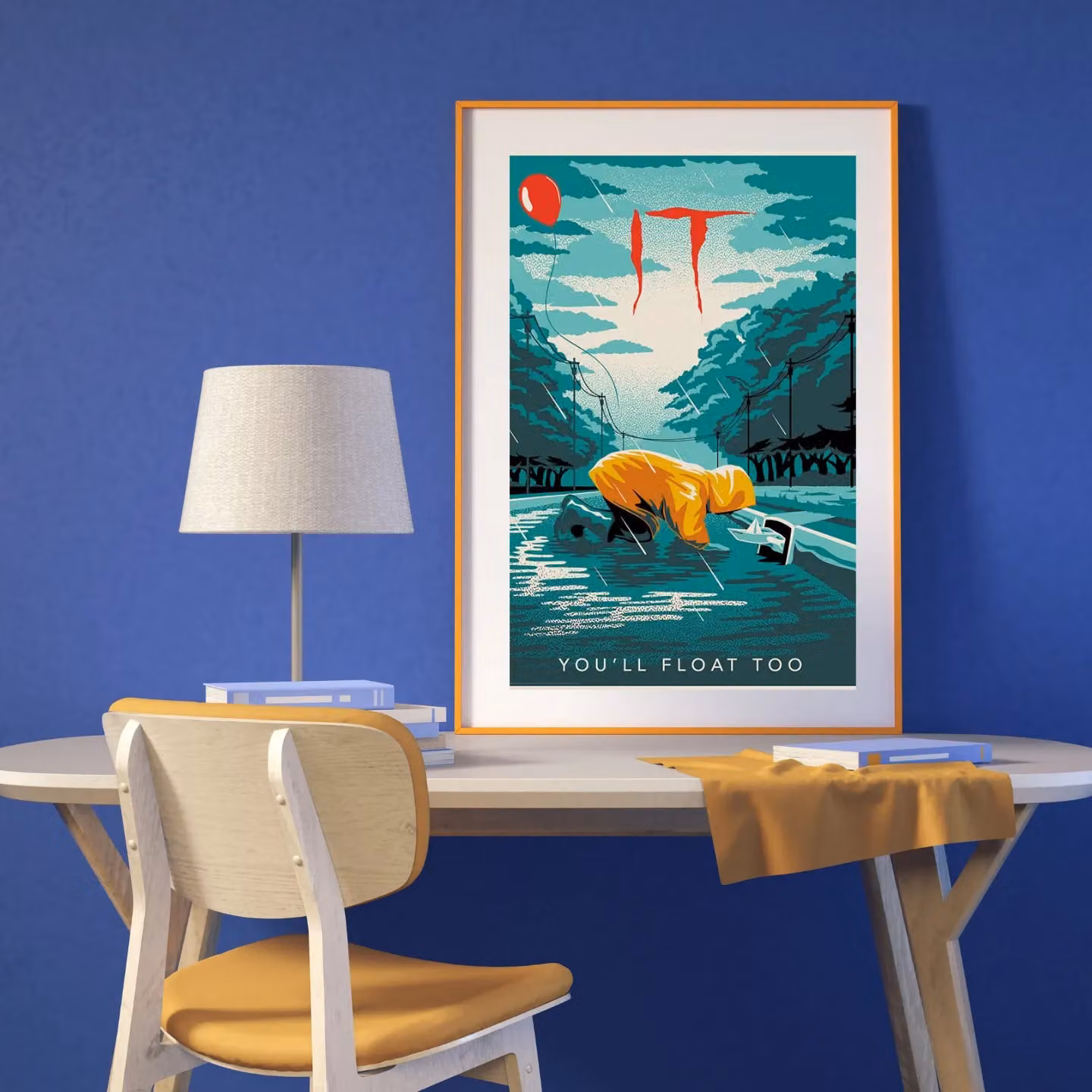 FaNaTtik IT Pennywise Limited Edition Multicolour Art Print, W: 42 cm, H: 30 cm – 3