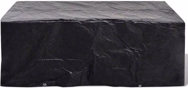 Berkfield Home Water-Repellent Black Bench Garden Furniture Cover, W/D/H: 200 x 160 x 70 cm – 1