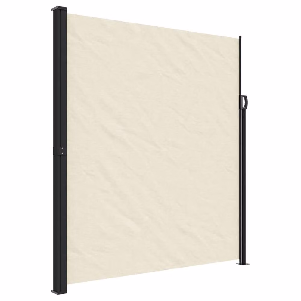 Berkfield Home Retractable Wall-Mounted Side Awning in Beige, W/H: 500 x 220 cm – 2