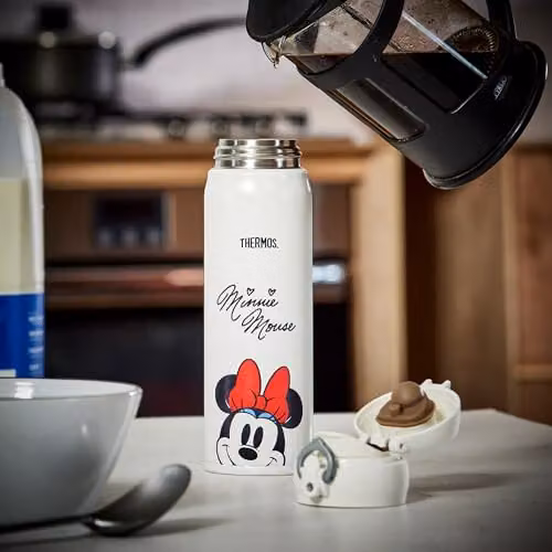 Thermos Disney Minnie Mouse Signature Direct Drink Flask, White, 0.26 l – 3