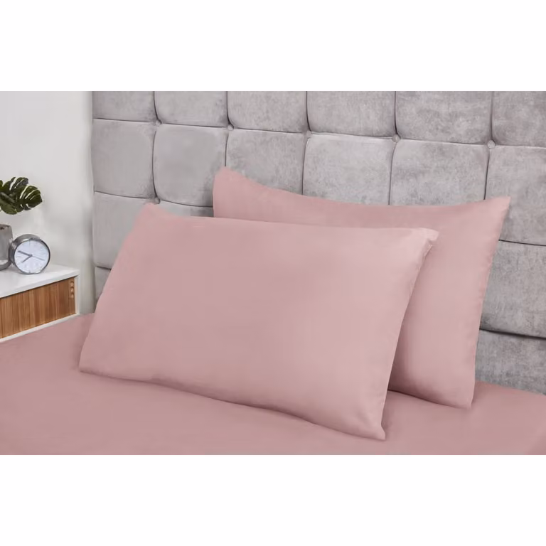 NewEdgeBlinds Breathable Plain Pink Minimalist Pillowcase