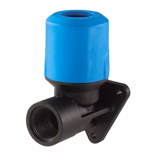 John Guest Blue Wallplate Elbow 20mm x 1/2 inch (2 Pack) – 2
