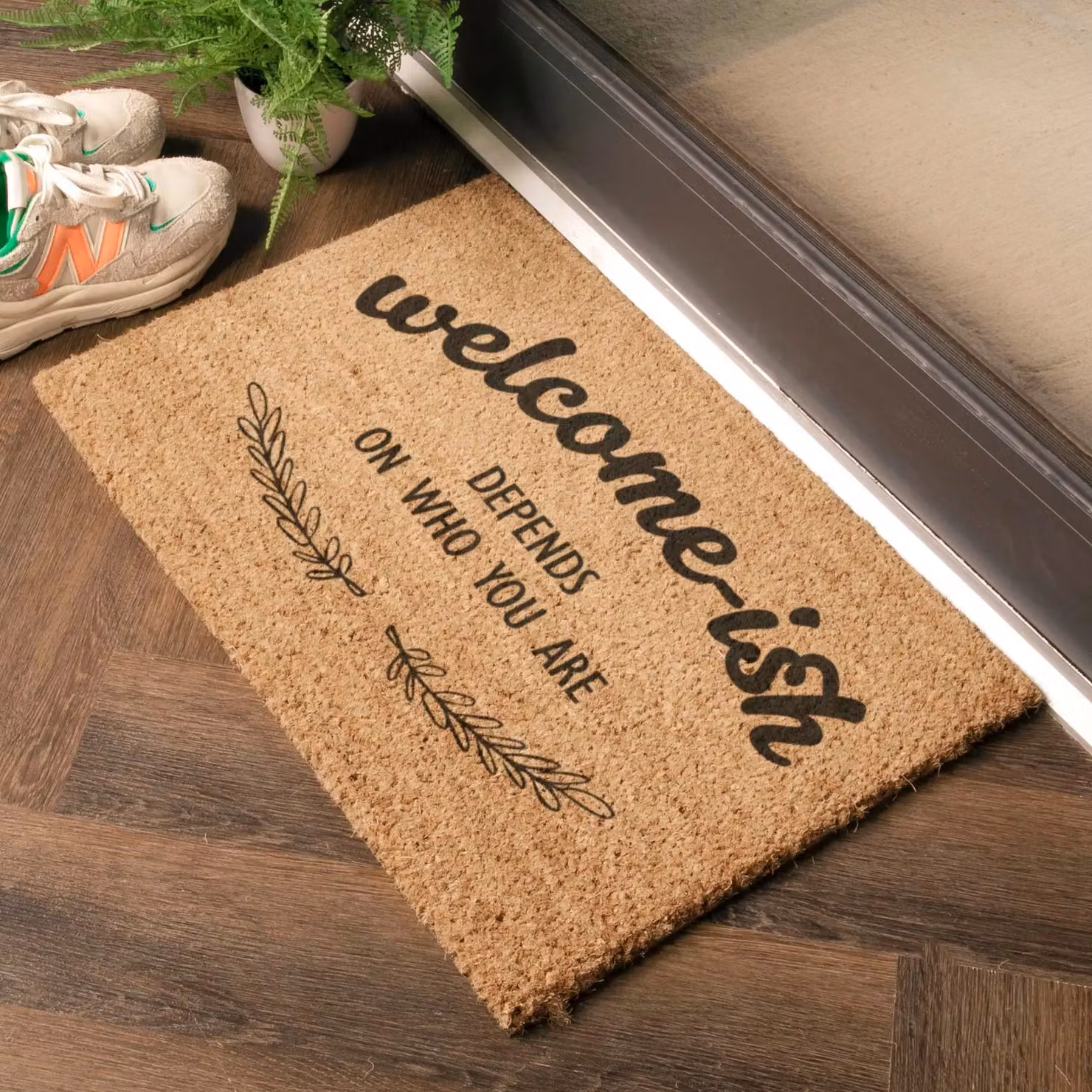 Artsy Mats Welcome-ish Doormat in Brown, W/D: 60 x 40 cm – 2