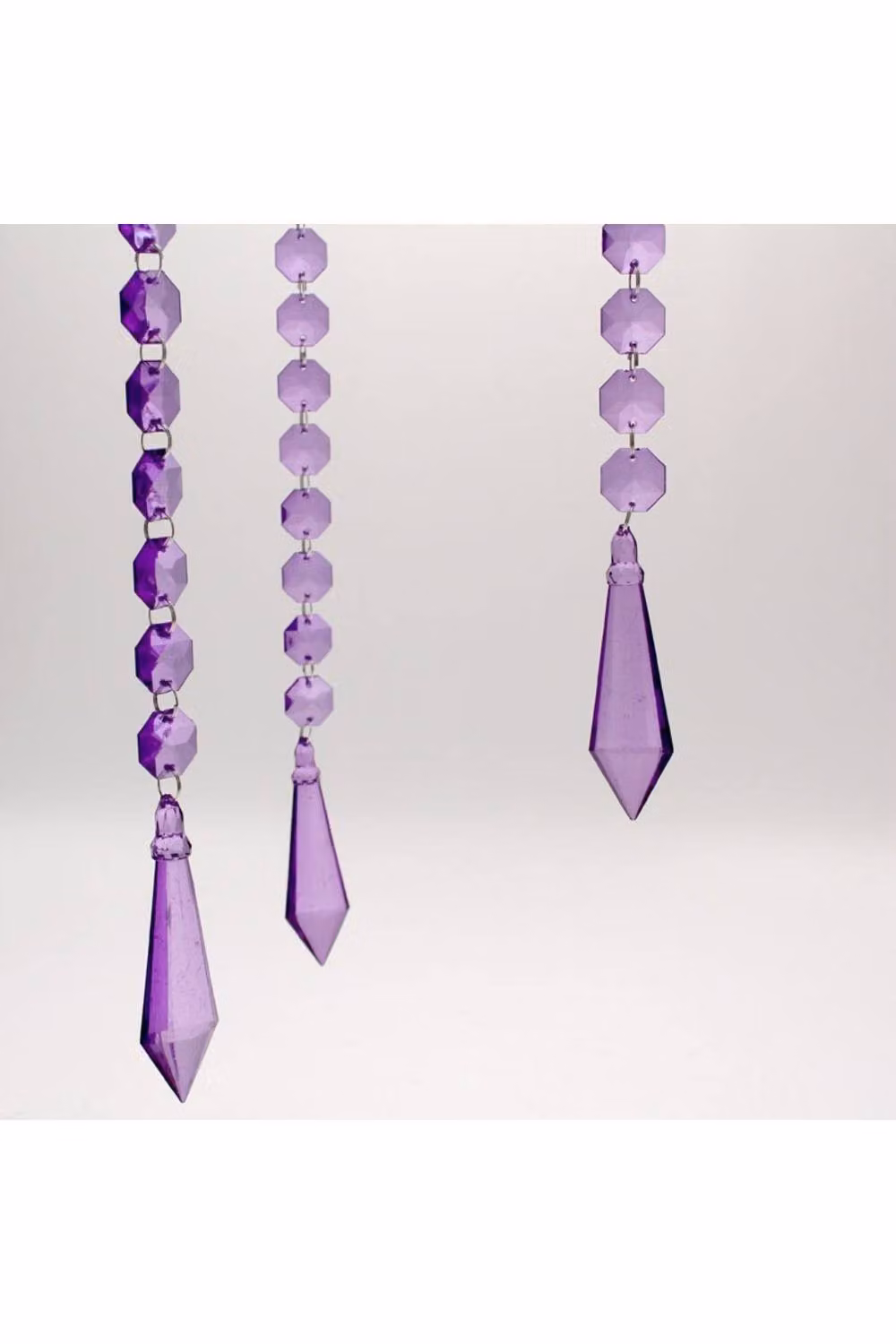 KDMD Purple Ensiform Prism Geometric Hanging Christmas Garland Decoration – 2