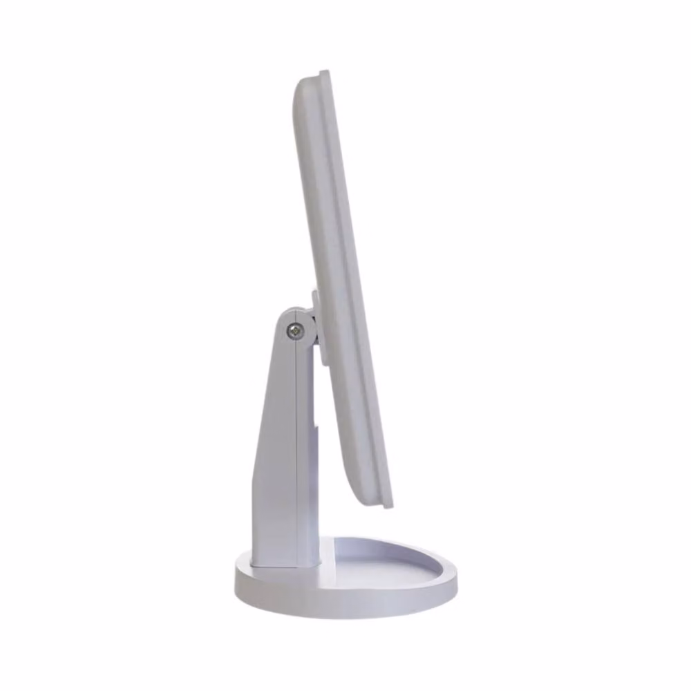 Danielle Creations Hollywood LED Tabletop Vanity Mirror in White with Dimmable Touch Control – 2