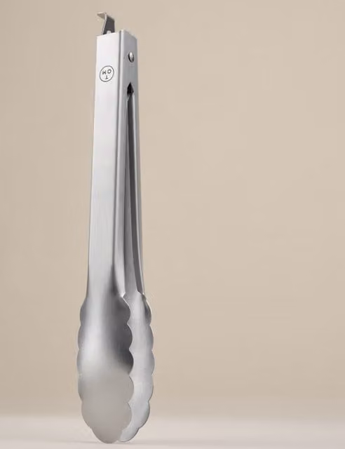 M&S x Tom Kerridge Stainless Steel Tongs in Silver