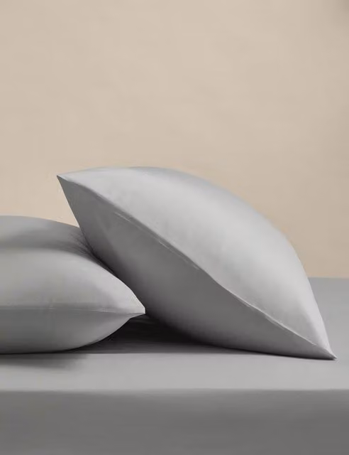 M&S 2 Pack Stay Cool Lyocell Rich Pillowcases in Grey