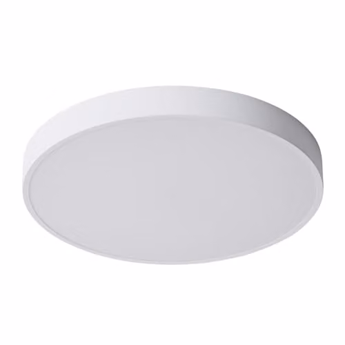 Netlighting Modern LED Ring Flush Ceiling Light, White, Warm White 3000K, 3600lm – 1