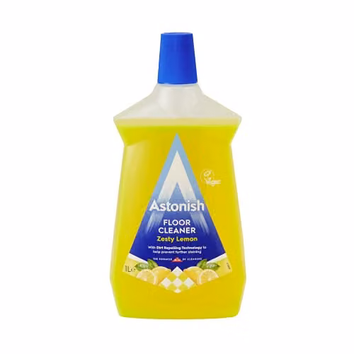 Astonish Zesty Lemon Floor Cleaner, 1 ltr, Yellow