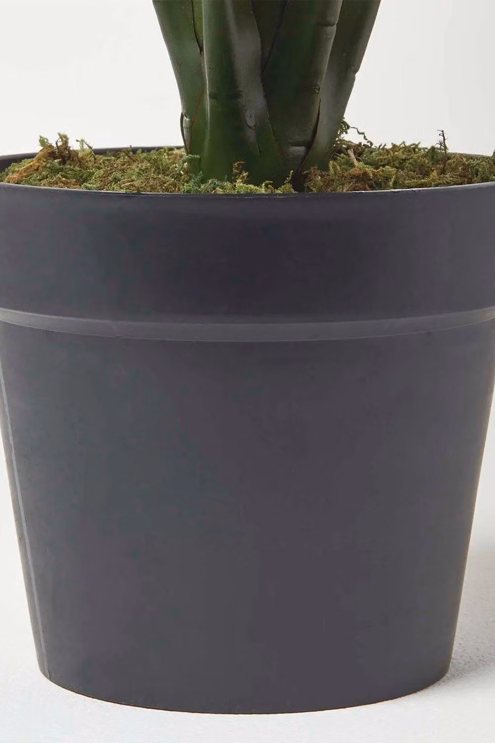 Homescapes Artificial White Peace Lily Plant in Green Pot, Height: 90 cm – 2