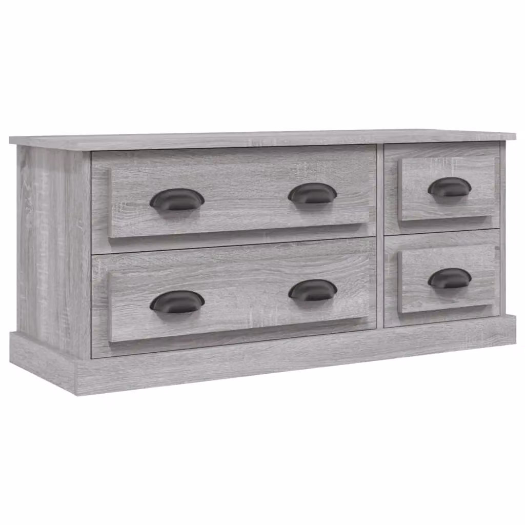 Berkfield Home Grey Sonoma TV Cabinet W/D/H: 100 x 35.5 x 45 cm – 2