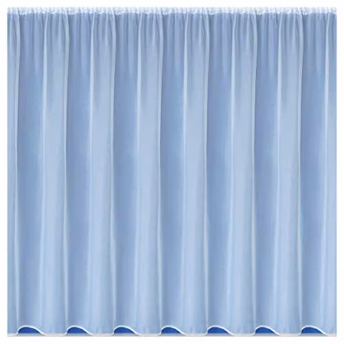 Tyrone Textiles Albany Plain White Net Curtain Panel, W/H: 200 x 183 cm
