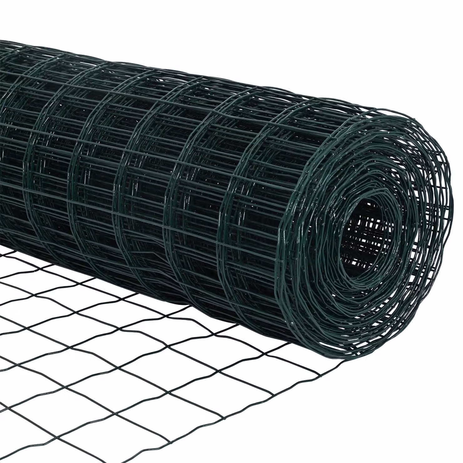 Berkfield Home Euro Fence with 13 Spike Posts, Galvanised Steel, Green and Silver, W: 25 m, H: 1.2 m – 4
