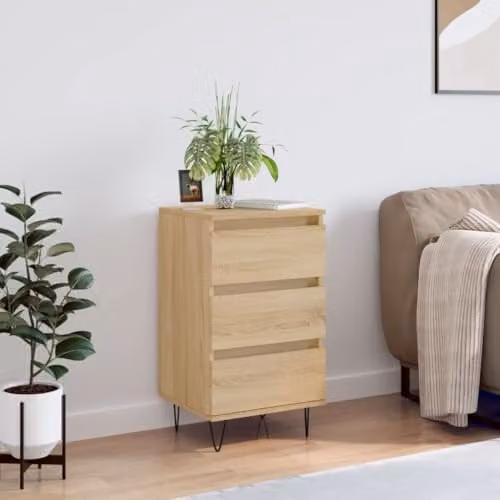 vidaXL Modern Sideboard in Brown, W/D/H: 40 x 35 x 70 cm – 2