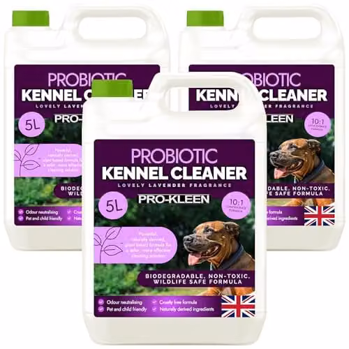 Pro-Kleen ProBiotic Kennel Cleaner Lavender Fragrance, 15 x 5L – 1