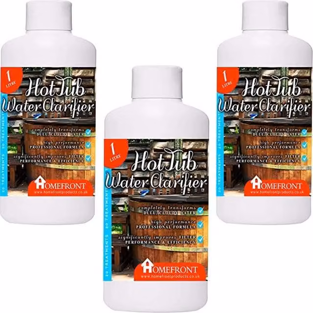 Homefront Hot Tub, Spa and Jacuzzi Water Clarifier, 3 l
