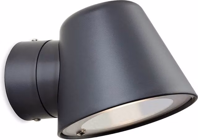 Netlighting Cliff Graphite Resin Wall Light in Grey IP44