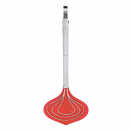 Cuisipro Red Fish Tongs in Stainless Steel and Silicone with Locking Mechanism