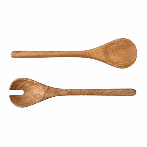 Jamie Oliver Big Love Serving Spoon Set of 2, Brown, W/D/H: 29 x 14 x 2 cm – 1