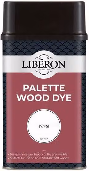 Liberon Palette Water Based Wood Dye White 500ml – 2