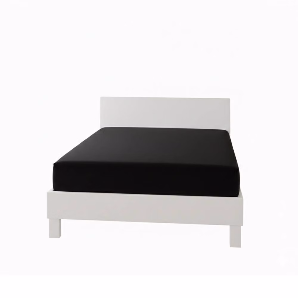 Snug City Black Polycotton Extra Deep Fitted Sheet, Small Double, W/D/H: 120 x 200 x 40 cm – 2