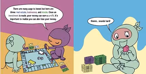 Investor Ninja: A Children's Book About Investing (Ninja Life Hacks 52) by Grow Grit Press LLC, Multicolour – 3