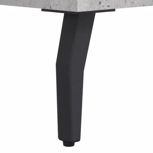 vidaXL Industrial Writing Desk in Grey with Composite and Metal Construction, W/D/H: 140 x 50 x 75 cm – 3